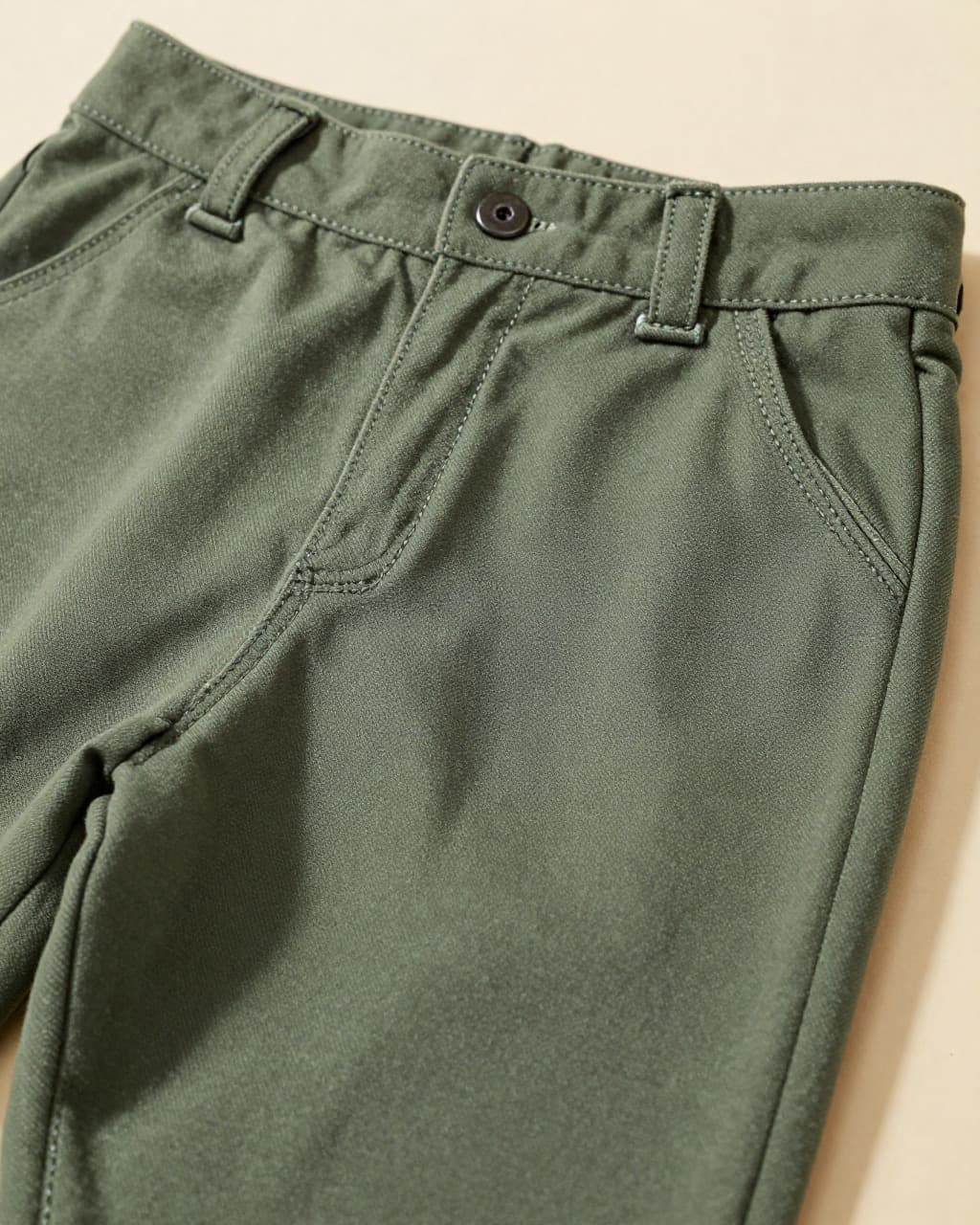 Straight Five-Pocket Trousers — detail