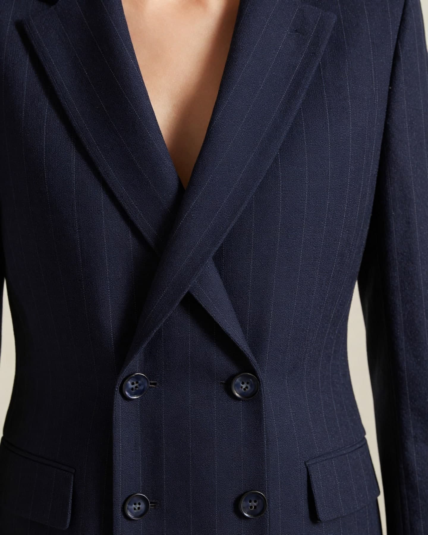 Women's Double-Breasted Suit — detail