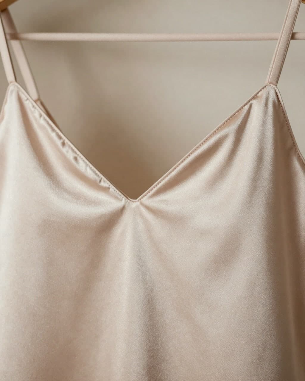 Women's Satin Slip — detail