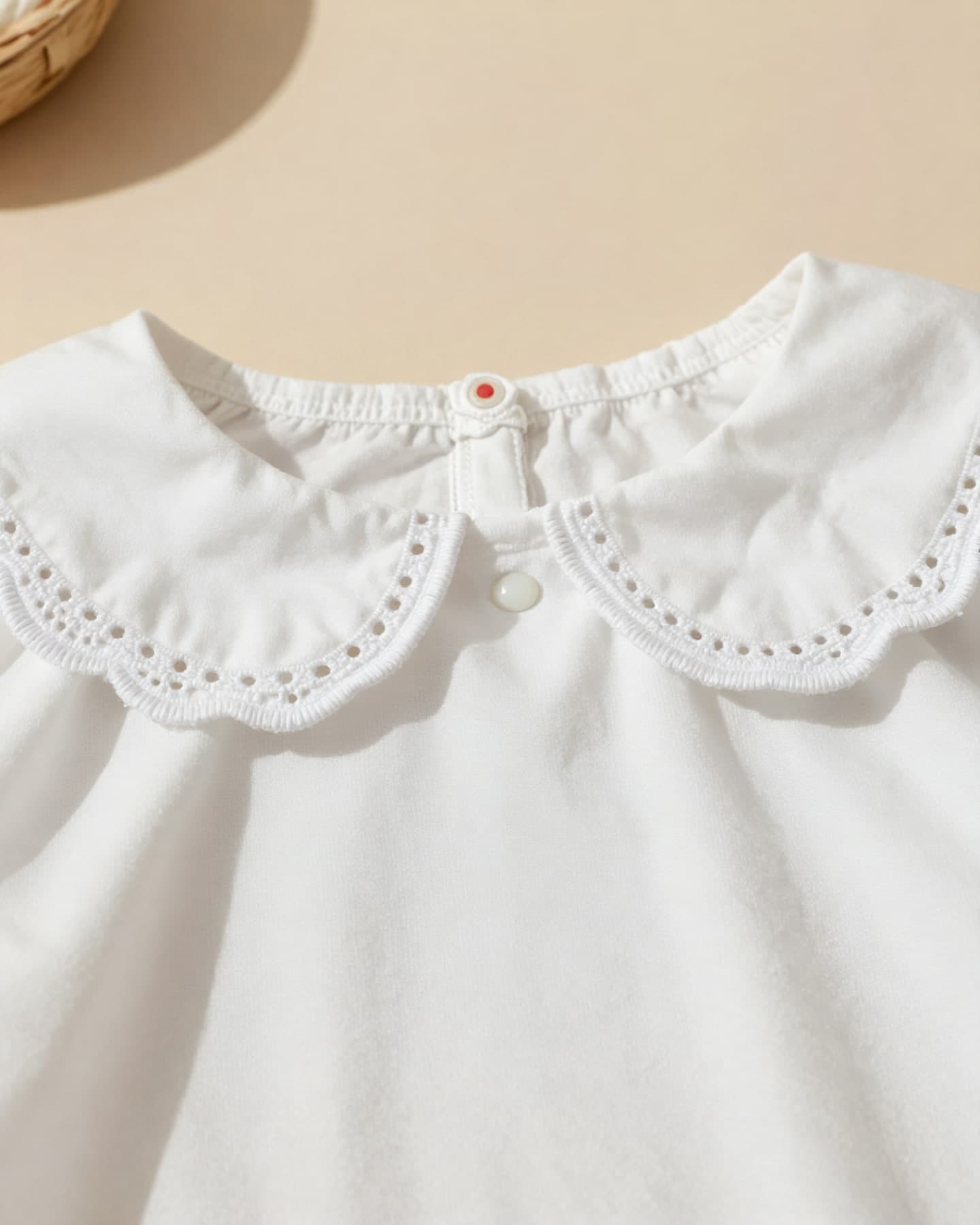 Girls' Peter Pan Collar Blouse — detail