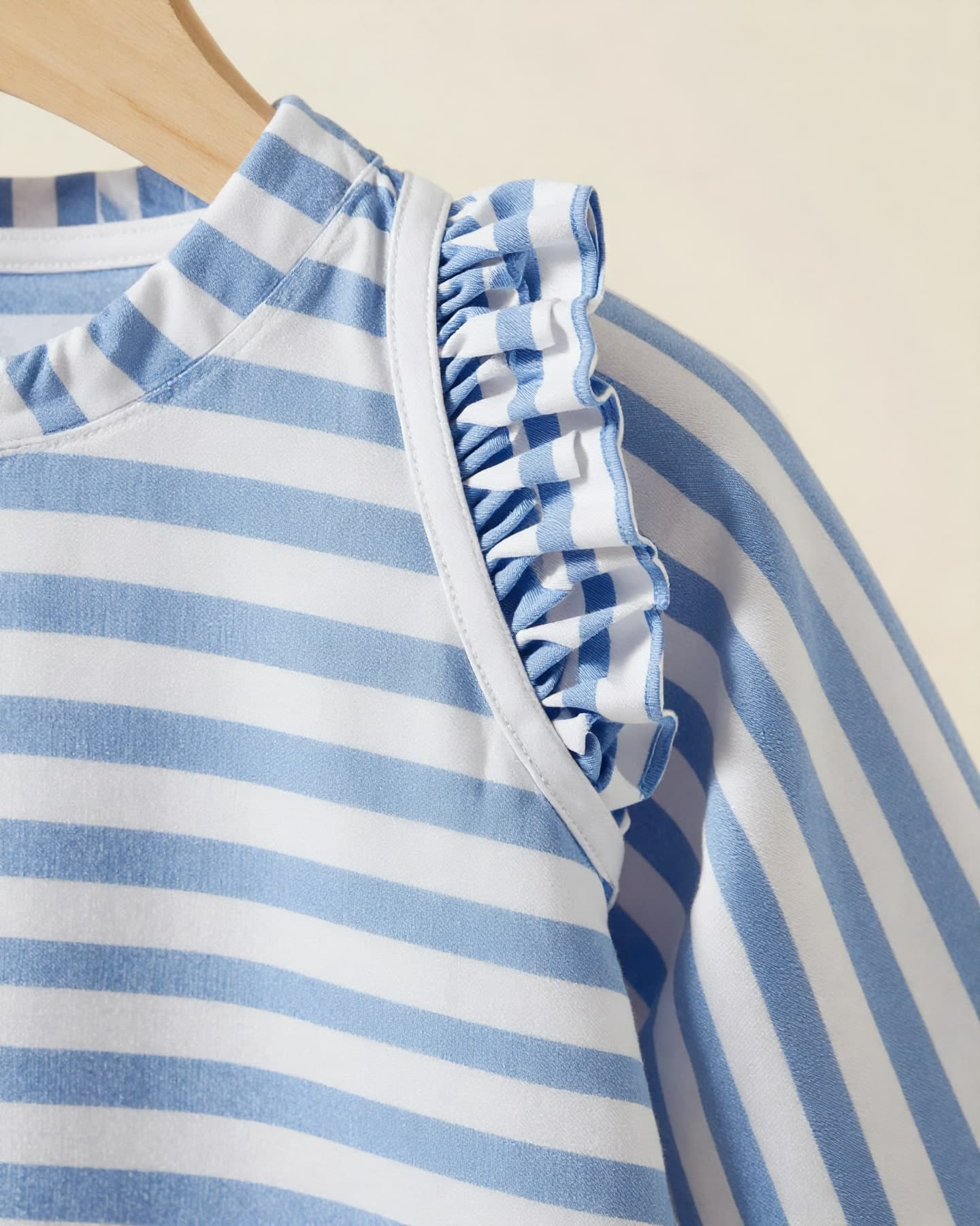 Girls' Ruffle Shirt — detail