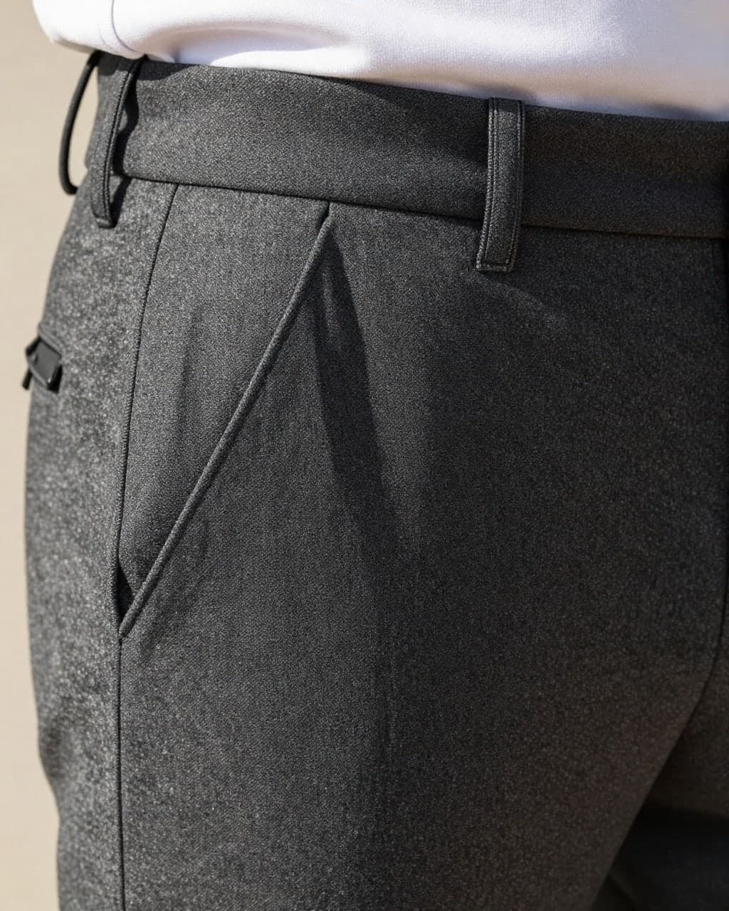 Classic Tailored Trousers — detail