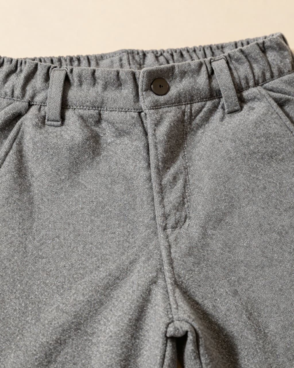Double-Pleated Trousers — detail