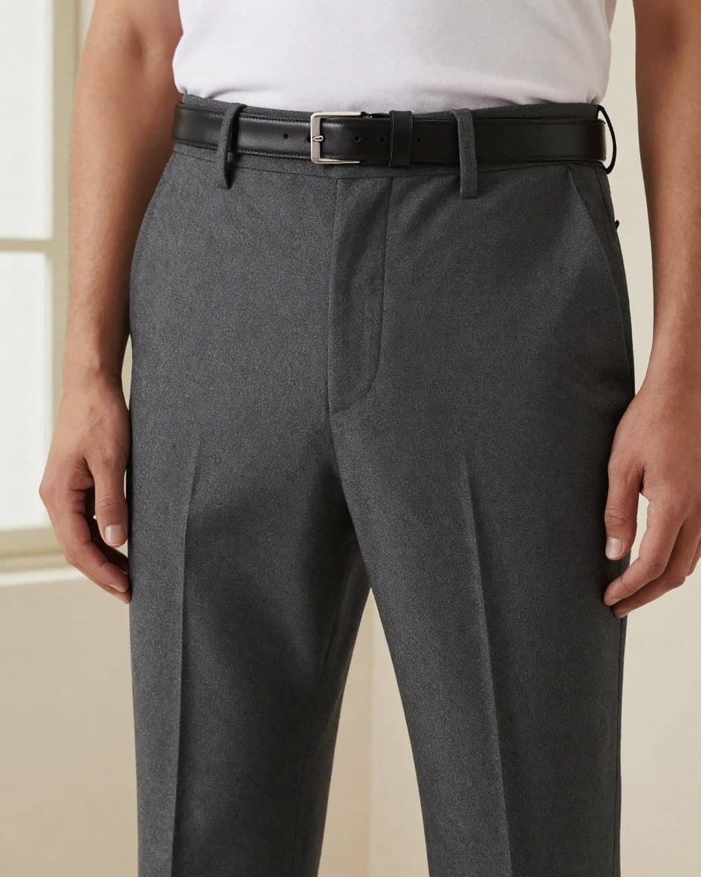 Flat front