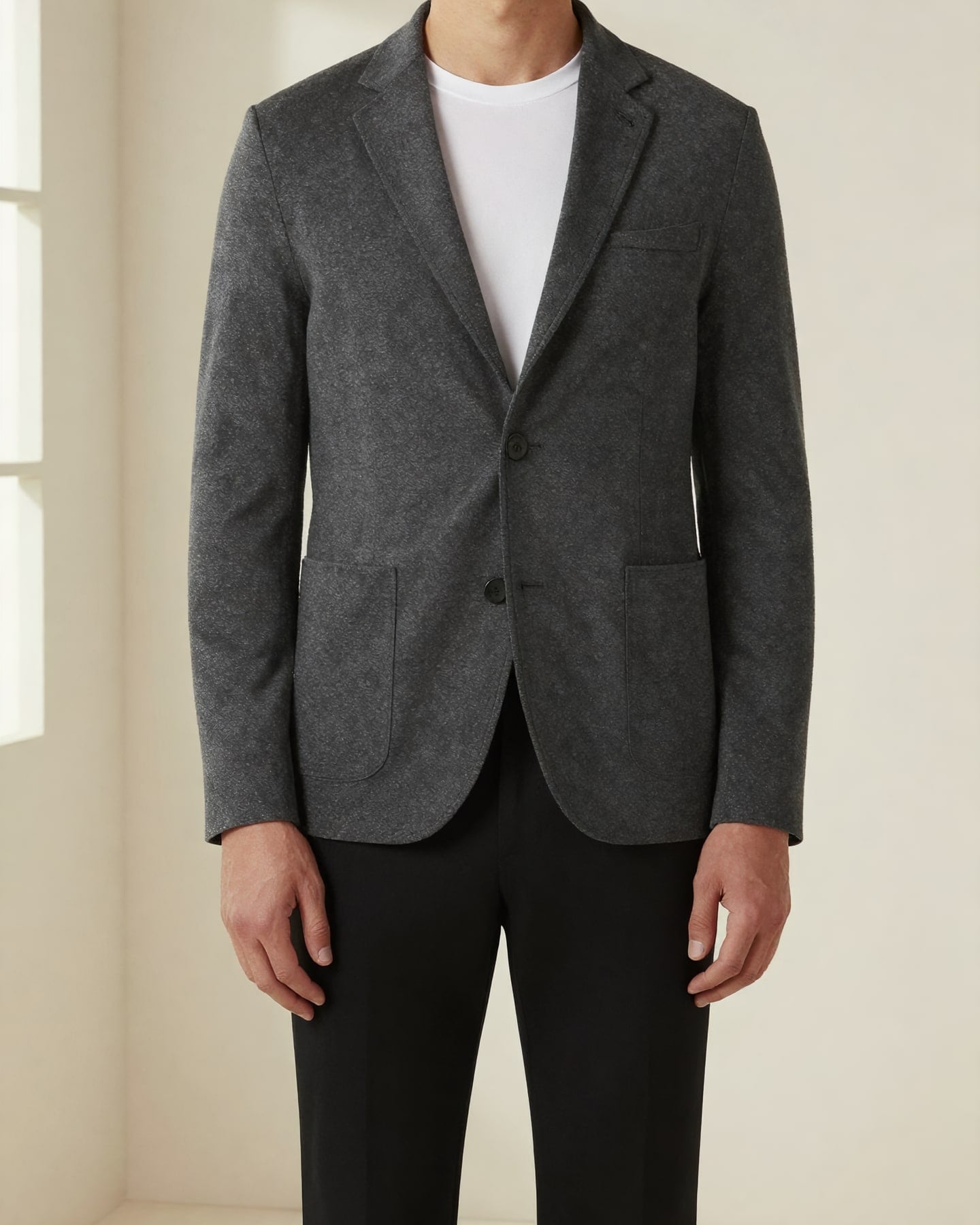 Örme Jarse Blazer — model üzerinde