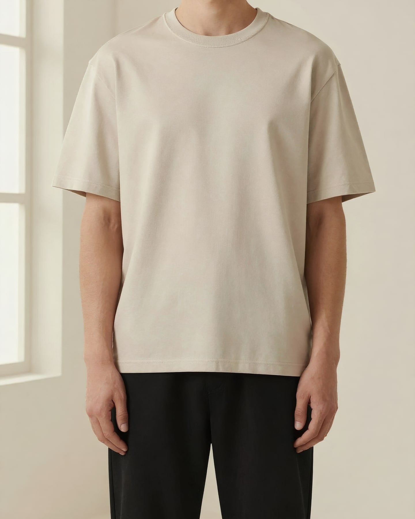 Oversize Tee — on model
