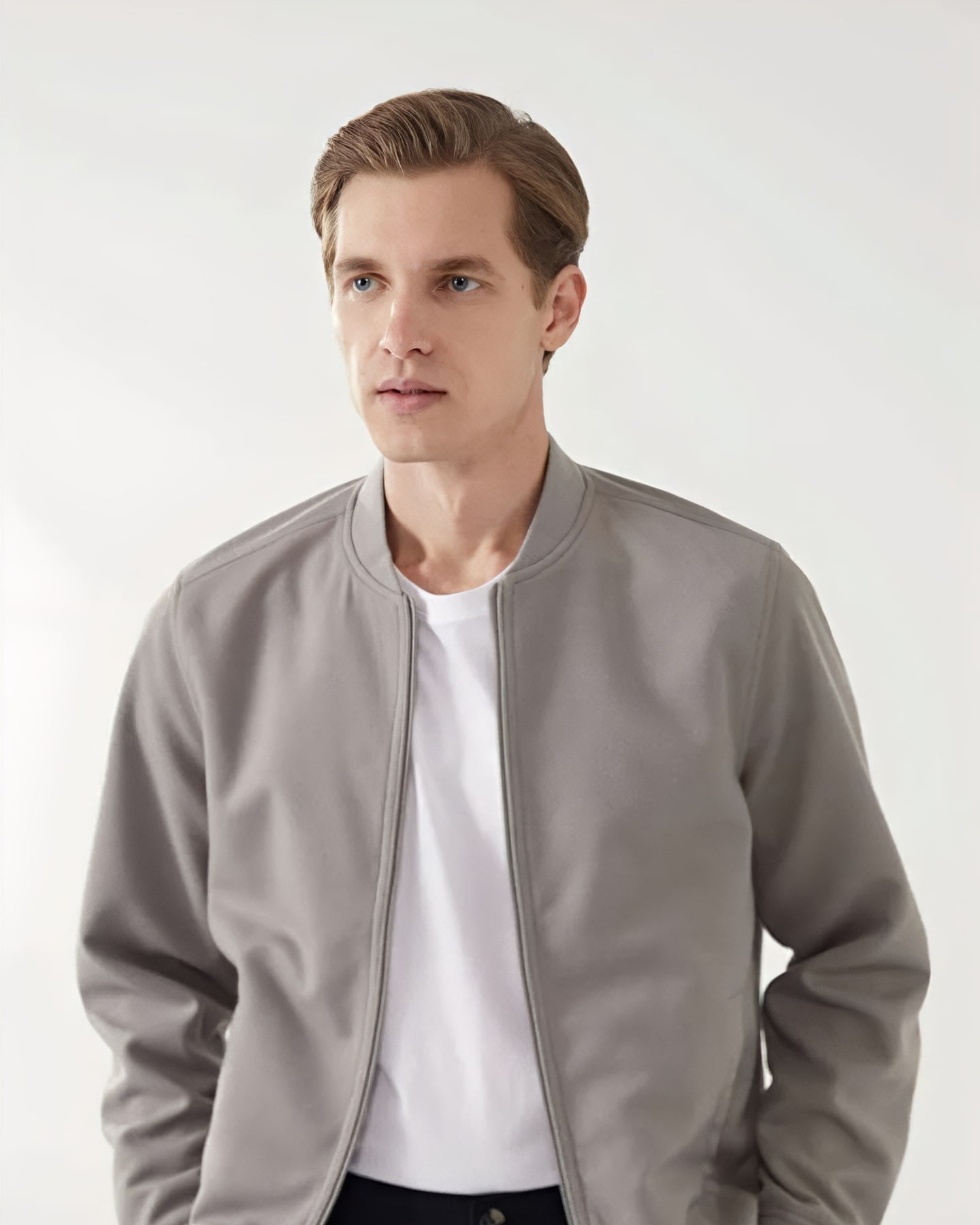 Stone Bomber Jacket — front view